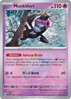 Pokemon,SV: Prismatic Evolutions,Munkidori (Master Ball Pattern) - 044/131,Holofoil,Rare,Near Mint
