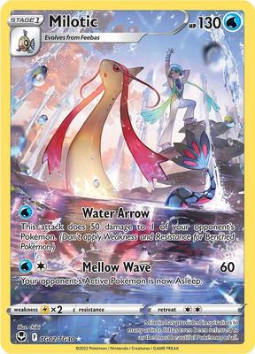Pokemon,SWSH12: Silver Tempest Trainer Gallery,Milotic - TG02/TG30,Holofoil,Ultra Rare,Near Mint