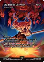 Magic: The Gathering,FINAL FANTASY: Through the Ages,Shantotto's Coercion - Diabolic Intent (Showcase) - 34,Normal,Rare,Near Mint - Japanese