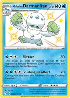 Pokemon,Shining Fates: Shiny Vault,Galarian Darmanitan - SV024/SV122,Holofoil,Shiny Holo Rare,Near Mint