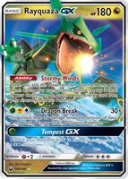 Pokemon,SM - Celestial Storm,Rayquaza GX - 109/168,Holofoil,Ultra Rare,Lightly Played