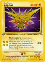 Pokemon,Fossil,Zapdos (30) - 30/62,Unlimited,Rare,Heavily Played