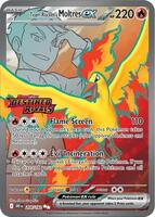 Pokemon,Miscellaneous Cards & Products,Team Rocket's Moltres ex - 208/182 (Destined Rivals Stamp),Holofoil,Double Rare,Moderately Played