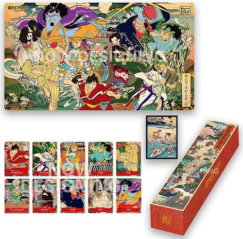 2023 One Piece Card Game: English Version 1st Anniversary Set (Sealed Promotional Bundle) Bundle