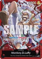 One Piece Card Game,Starter Deck EX: Gear 5,Monkey.D.Luffy (001) - ST21-001,Foil,Leader,Near Mint
