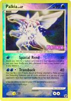 Pokemon,Burger King Promos,Palkia - 26/106 [Platinum] - 026/106,Reverse Holofoil,Promo,Damaged