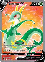 Pokemon,SWSH12: Silver Tempest,Serperior V (Full Art) - 170/195,Holofoil,Ultra Rare,Near Mint