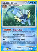 Pokemon,Rising Rivals,Vaporeon - 34/111,Normal,Rare,Moderately Played