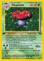 Pokemon,Jungle,Vileplume (15) - 15/64,Unlimited Holofoil,Holo Rare,Moderately Played