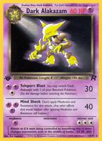 Pokemon,Team Rocket,Dark Alakazam (18) - 18/82,Unlimited,Rare,Moderately Played