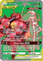 Pokemon,SM - Unbroken Bonds,Pheromosa & Buzzwole GX (191) (Full Art) - 191/214,Holofoil,Ultra Rare,Near Mint