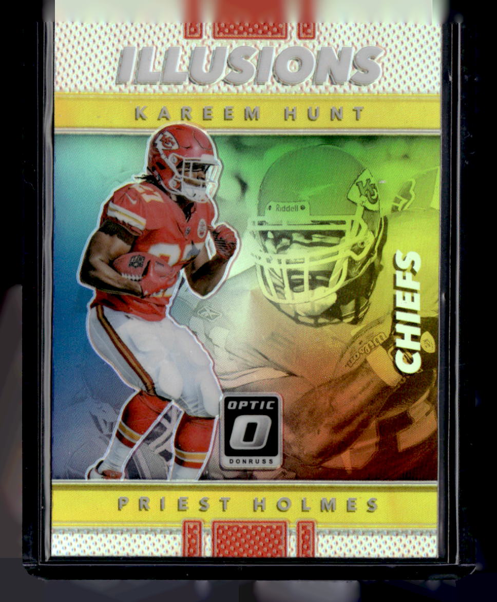 Donruss 2017 Donruss Optic,2017 Donruss Optic,Kareem Hunt / Priest Holmes - 3,Illusions