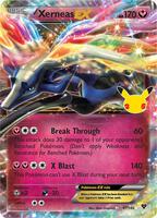 Pokemon,Celebrations: Classic Collection,Xerneas EX - 97/146,Holofoil,Classic Collection,Near Mint