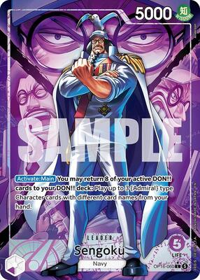 One Piece Card Game,The Time of Battle,Sengoku (060) (Alternate Art) - OP16-060,Foil,Leader,Near Mint