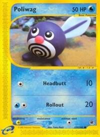 Pokemon,Expedition,Poliwag - 125/165,Reverse Holofoil,Common,Heavily Played