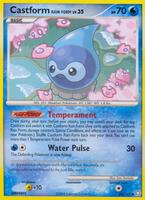 Pokemon,Legends Awakened,Castform Rain Form - 49/146,Reverse Holofoil,Uncommon,Moderately Played