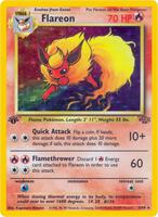 Pokemon,Jungle,Flareon (3) - 03/64,Unlimited Holofoil,Holo Rare,Moderately Played