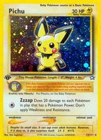 Pokemon,Neo Genesis,Pichu - 012/111,Unlimited Holofoil,Holo Rare,Moderately Played