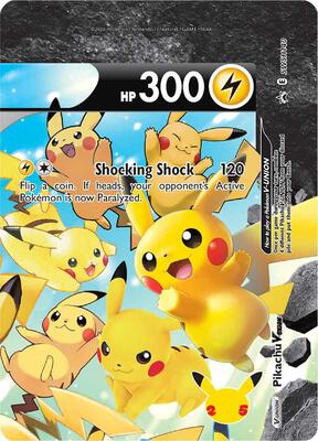 Pokemon,SWSH: Sword & Shield Promo Cards,Pikachu V-Union - SWSH140,Holofoil,Promo,Damaged