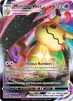 Pokemon,SWSH09: Brilliant Stars,Mimikyu VMAX - 069/172,Holofoil,Ultra Rare,Near Mint