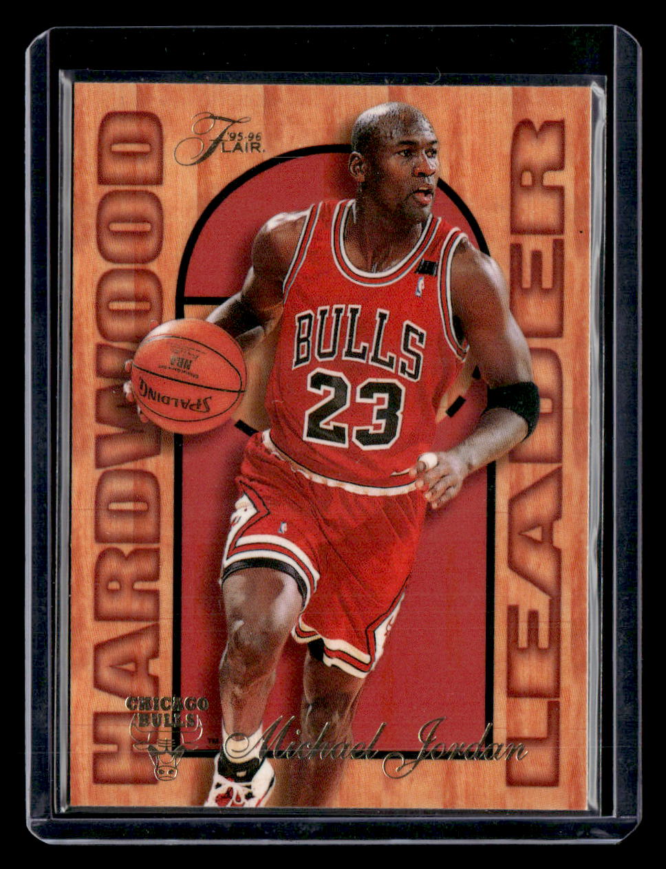 Fleer 1995-96 Fleer,1995-96 Fleer,Michael Jordan - 4,Flair Hardwood Leader