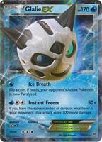 Pokemon,XY - BREAKthrough,Glalie EX - 34/162,Holofoil,Ultra Rare,Lightly Played