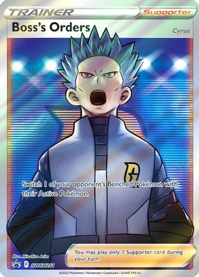 Pokemon,SWSH: Sword & Shield Promo Cards,Boss's Orders (Full Art) - SWSH251,Holofoil,Promo,Near Mint