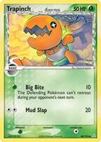 Pokemon,Holon Phantoms,Trapinch (Delta Species) - 84/110,Reverse Holofoil,Common,Lightly Played