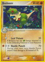 Pokemon,EX Deoxys,Breloom - 3/107,Holofoil,Holo Rare,Damaged