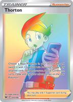 Pokemon,SWSH11: Lost Origin,Thorton (Secret) - 210/196,Holofoil,Secret Rare,Near Mint