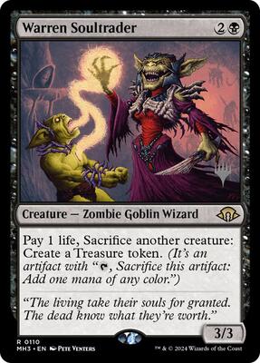 Magic: The Gathering,Promo Pack: Lorwyn Eclipsed,Warren Soultrader - 110,Normal,Rare,Near Mint