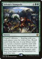 Magic: The Gathering,Conspiracy: Take the Crown,Selvala's Stampede - 71,Foil,Rare,Near Mint