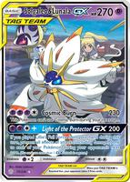 Pokemon,SM - Cosmic Eclipse,Solgaleo & Lunala GX - 75/236,Holofoil,Ultra Rare,Near Mint