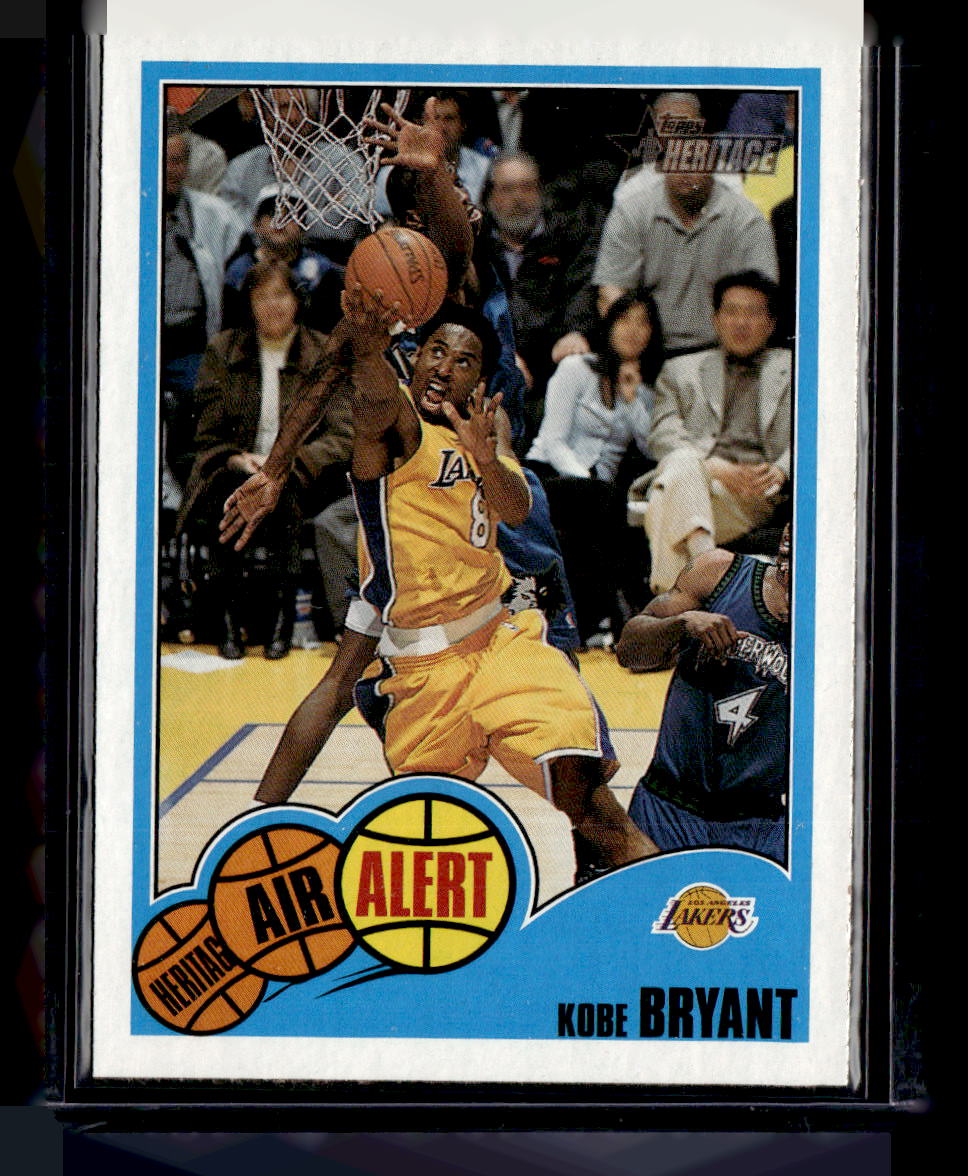 Topps 2001-02 Topps Heritage,2001-02 Topps Heritage,Kobe Bryant - AIR5,Air Alert