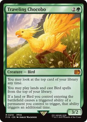 Magic: The Gathering,FINAL FANTASY,Traveling Chocobo - 210,Normal,Mythic,Lightly Played