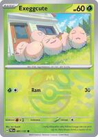 Pokemon,SV: Prismatic Evolutions,Exeggcute (Master Ball Pattern) - 001/131,Holofoil,Common,Near Mint