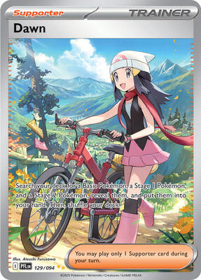 Pokemon,ME02: Phantasmal Flames,Dawn - 129/094,Holofoil,Special Illustration Rare,Lightly Played