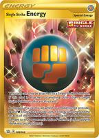 Pokemon,SWSH05: Battle Styles,Single Strike Energy (Secret) - 183/163,Holofoil,Secret Rare,Near Mint