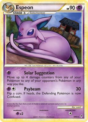 Pokemon,Call of Legends,Espeon - 4/95,Holofoil,Holo Rare,Lightly Played