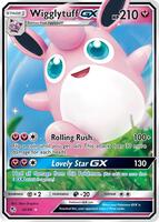Pokemon,Hidden Fates,Wigglytuff GX - 42/68,Holofoil,Ultra Rare,Near Mint