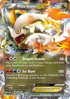 Pokemon,Boundaries Crossed,White Kyurem EX - 103/149,Holofoil,Ultra Rare,Lightly Played