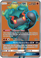 Pokemon,SM - Burning Shadows,Marshadow GX (Full Art) - 137/147,Holofoil,Ultra Rare,Lightly Played