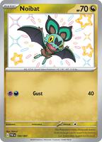 Pokemon,SV: Paldean Fates,Noibat - 194/091,Holofoil,Shiny Rare,Near Mint