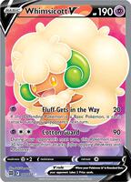 Pokemon,SWSH09: Brilliant Stars,Whimsicott V (Full Art) - 160/172,Holofoil,Ultra Rare,Near Mint