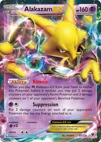 Pokemon,XY - Fates Collide,Alakazam EX - 25/124,Holofoil,Ultra Rare,Lightly Played