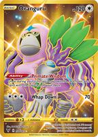 Pokemon,SWSH04: Vivid Voltage,Oranguru (Secret) - 199/185,Holofoil,Secret Rare,Near Mint