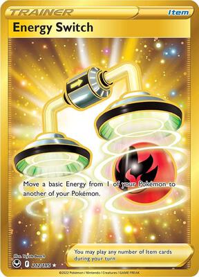 Pokemon,SWSH12: Silver Tempest,Energy Switch (Secret) - 212/195,Holofoil,Secret Rare,Near Mint