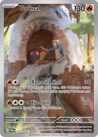 Pokemon,SV06: Twilight Masquerade,Torkoal - 172/167,Holofoil,Illustration Rare,Lightly Played