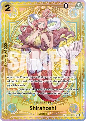 One Piece Card Game,A Fist of Divine Speed,Shirahoshi (SP) - EB01-057,Foil,Super Rare,Near Mint
