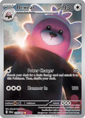 Pokemon,SV: Shrouded Fable,Bewear - 079/064,Holofoil,Illustration Rare,Near Mint